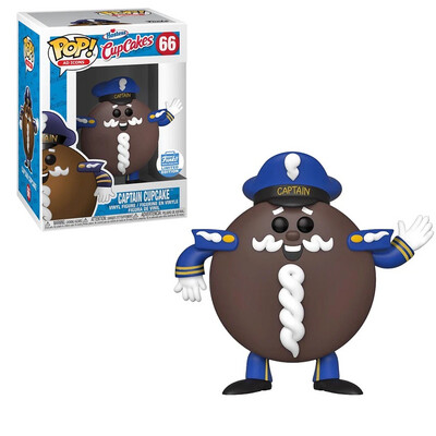 Hostess Captain Cupcake 3 3/4"H POP! Ad Icons Figure #66