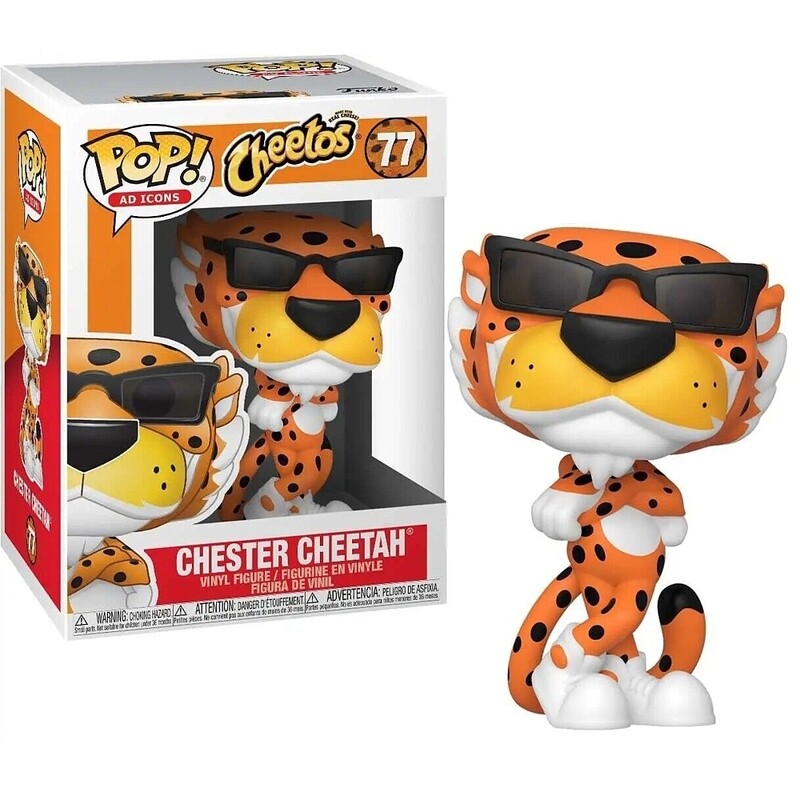 Cheetos Chester Cheetah 3 3/4&quot;H POP! Ad Icons Figure #77