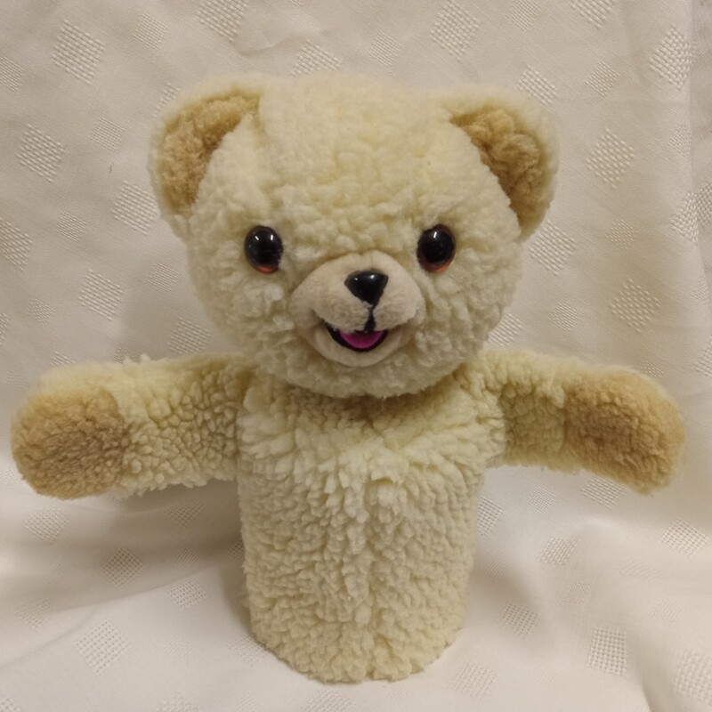 12&quot;H Snuggle Bear Half Body Plush Hand Puppet