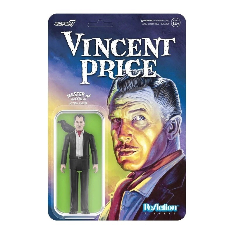 Vincent Price 3 3/4&quot;H ReAction Figure