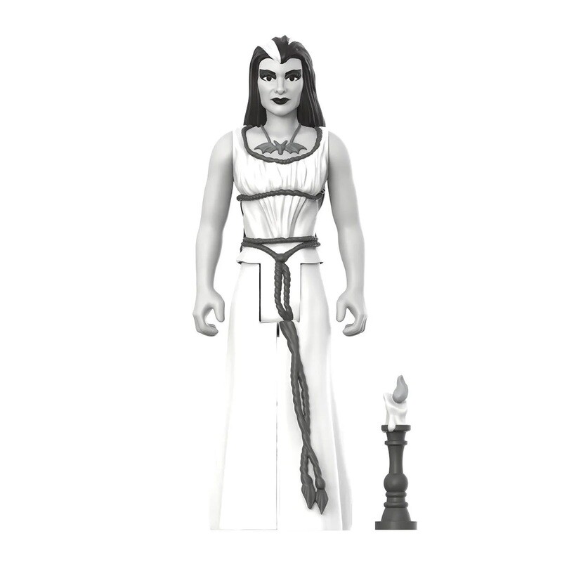 The Munsters 3 3/4"H Lily Munster GRAYSCALE ReAction Figure
