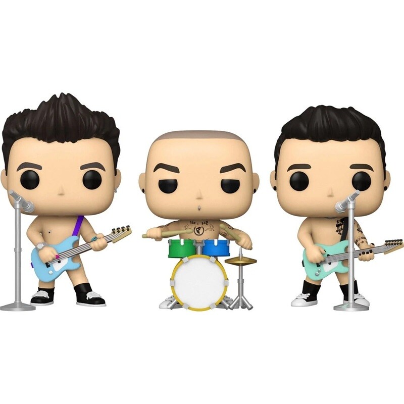 blink-182 Set of 3 POP! Rocks 3 3/4"H Vinyl Figures
