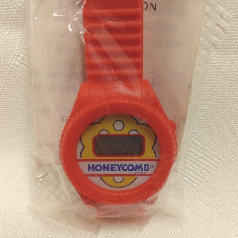 Honeycomb Plastic LCD Watch Sealed - Non-working