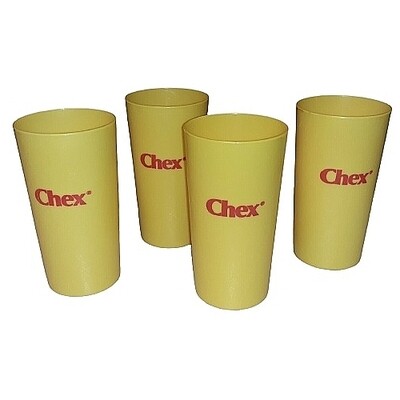 Chex Cereal 5"H Plastic Tumblers Set of 4