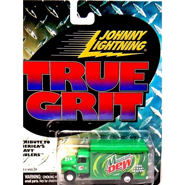 Mountain Dew Delivery Truck Die Cast Tre Grit by Johnny Lightning