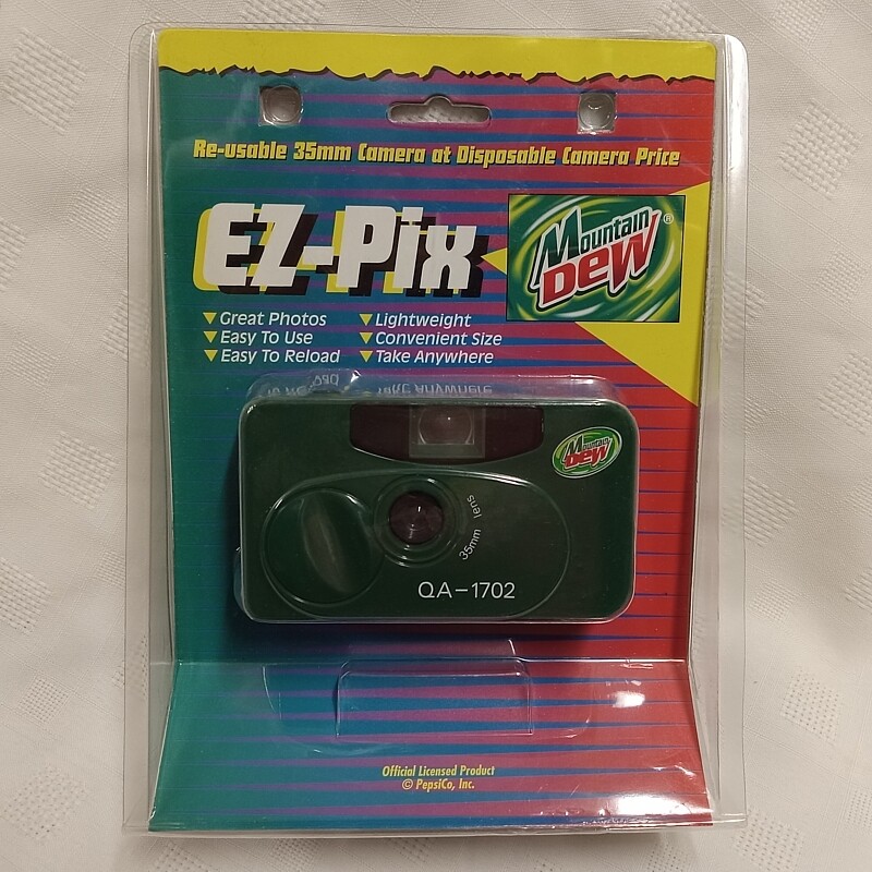 Mountain Dew EZ-Pix 35mm Reusable Camera