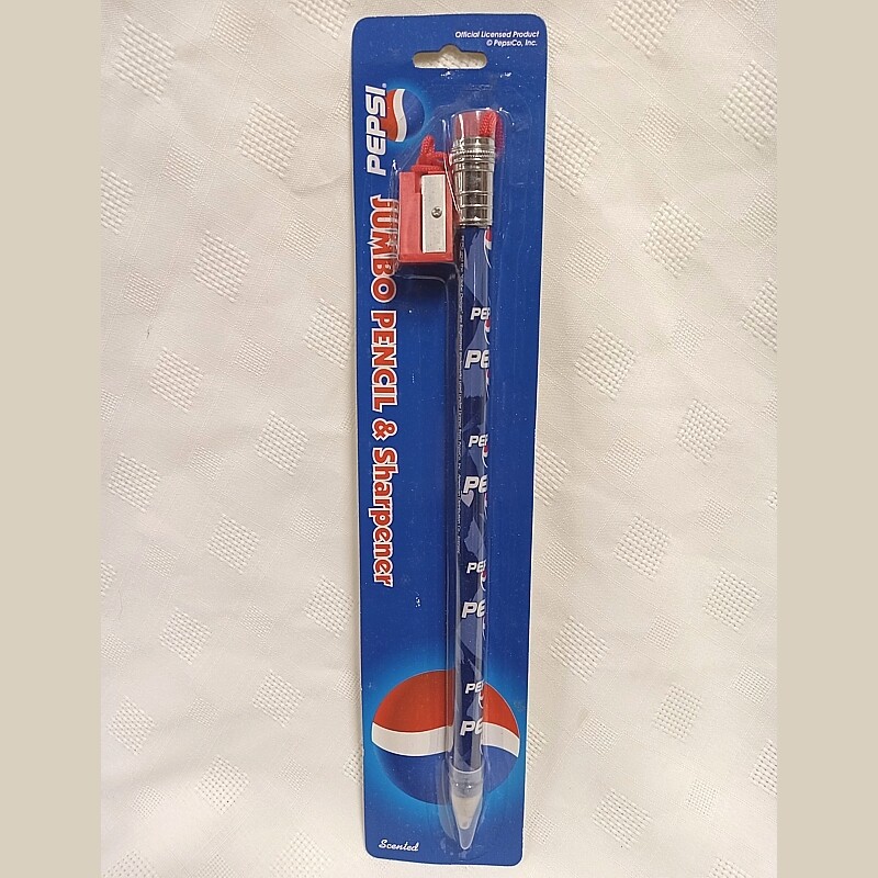 Pepsi &quot;Scented&quot; Jumbo 12&quot;L Pencil &amp; Sharpener