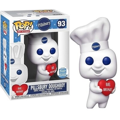 Pillsbury Doughboy 3 3/4"H POP! Ad Icons Figure #93 "Be Mine"