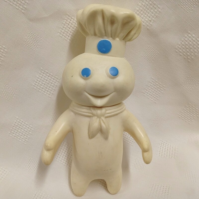 Pillsbury Doughboy 7&quot;H Vinyl Doll - 1971 The Pillsbury Company