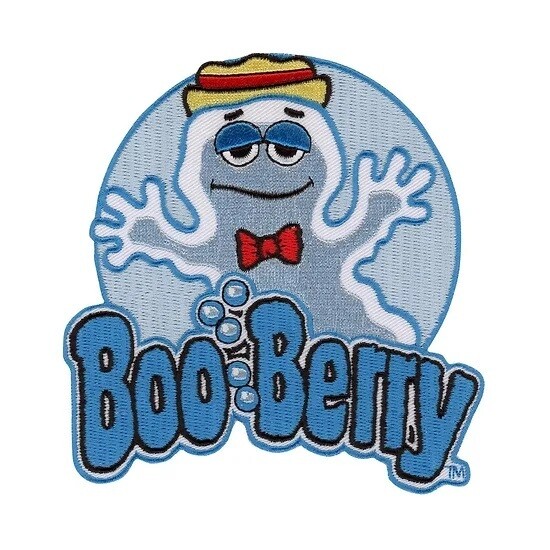 Boo Berry Monster Cereal Embroidered Patch