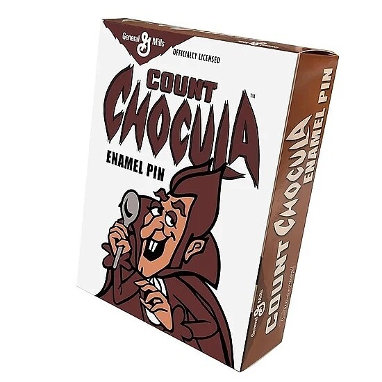 Count Chocula Head Enamel Pin