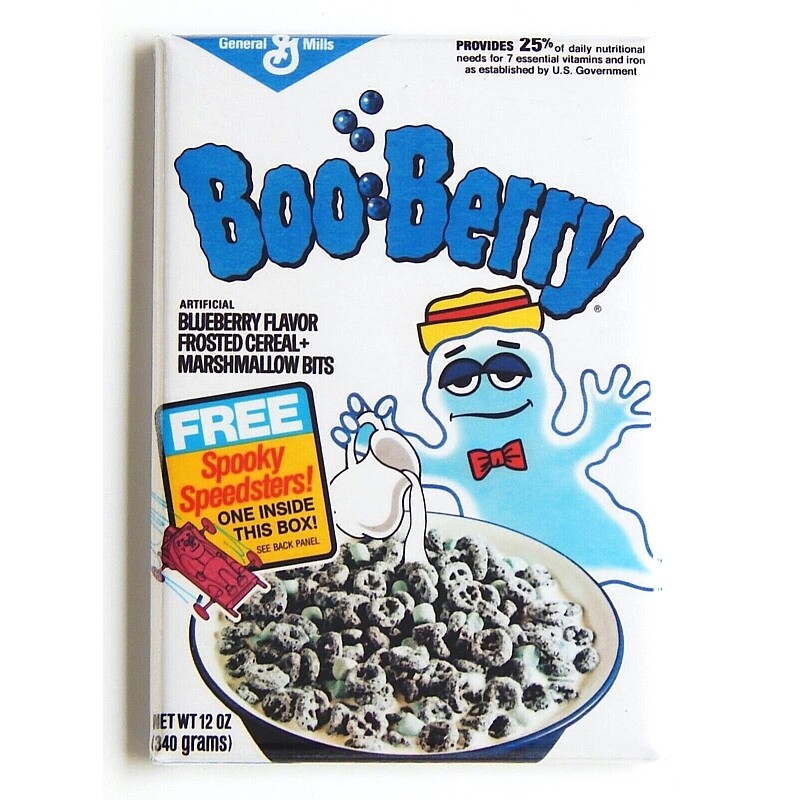 Monster Cereals Boo Berry Cereal Box Magnet