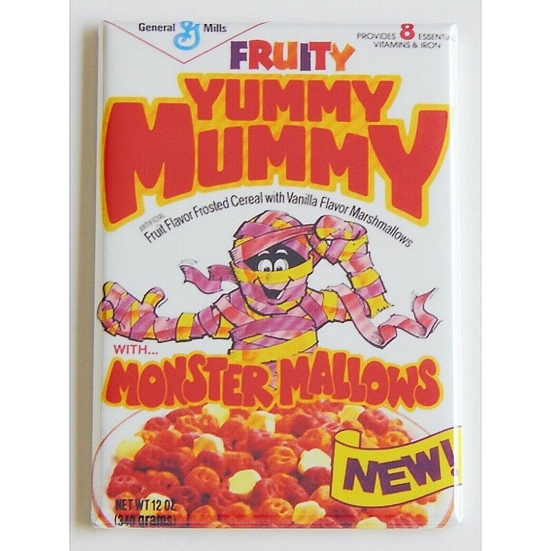 Monster Cereals Yummy Mummy Cereal Box Magnet
