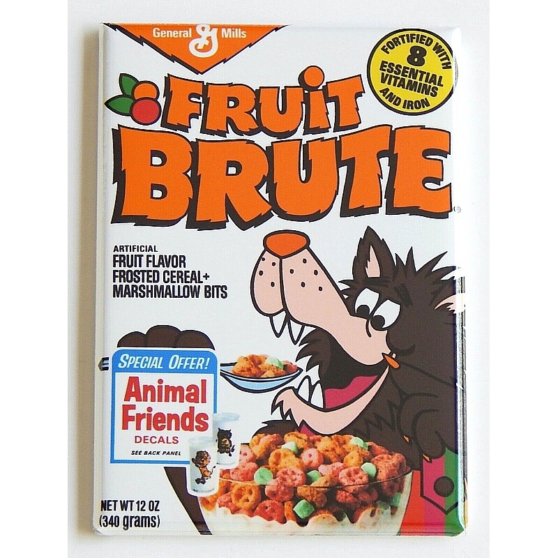 Monster Cereals Fruit Brute Cereal Box Magnet