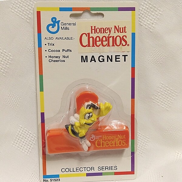 General Mills Honey Nut Cheerios Bee Magnetic Clip