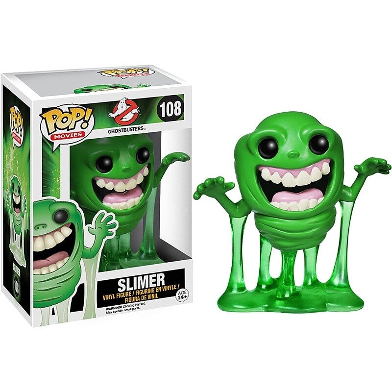 Ghostbusters Slimer 3 3/4&quot;H POP! Movies Vinyl Figure #108
