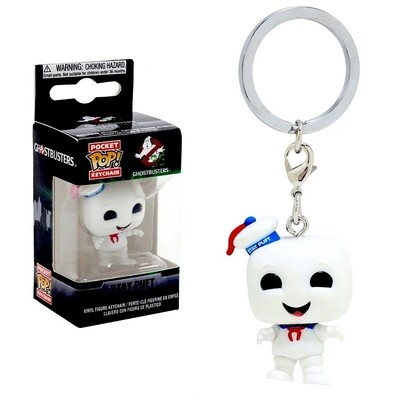 Ghostbusters 35th Anniversary Stay Puft Pocket POP! Keychain