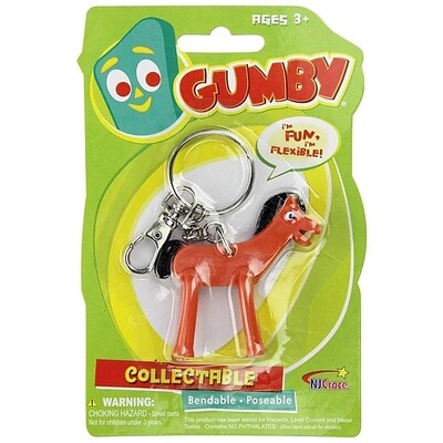 3"H Pokey Bendable Figural Keychain