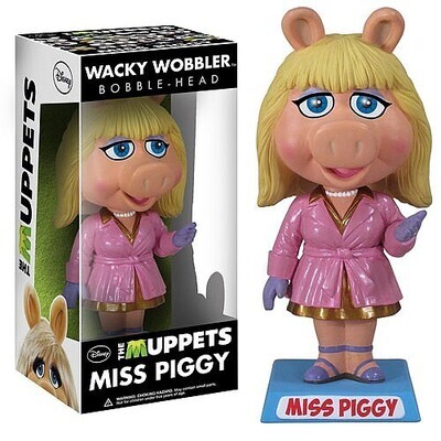 Muppets 7"H Miss Piggy Wacky Wobbler Bobblehead Doll