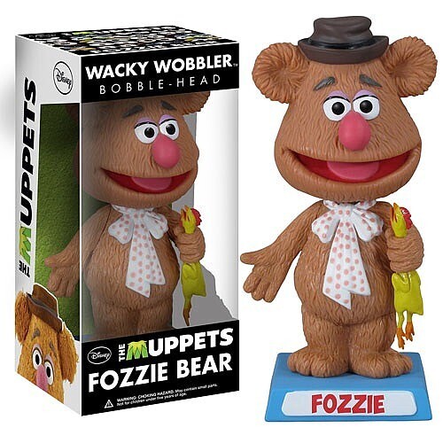 Muppets 7"H Fozzie Wacky Wobbler Bobblehead Doll