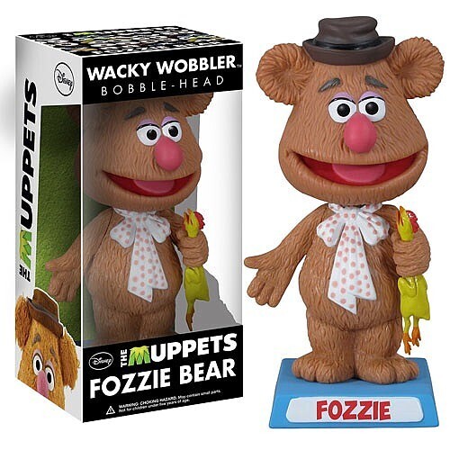 Muppets 7&quot;H Fozzie Wacky Wobbler Bobblehead Doll