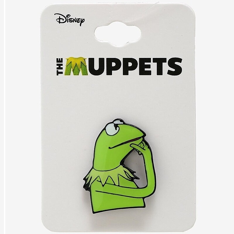 Muppets Kermit the Frog Enamel Lapel Pin