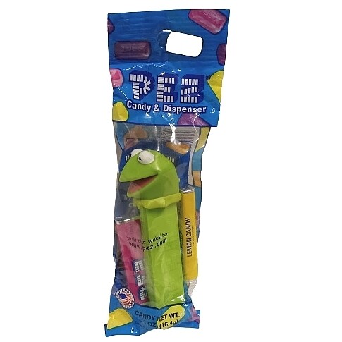 Muppets Kermit PEZ Dispenser Blue Package - RETIRED