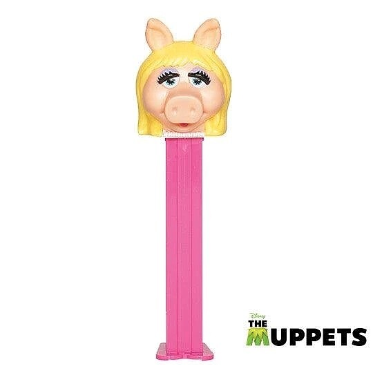 Muppets Miss Piggy PEZ Dispenser Blue Package - RETIRED
