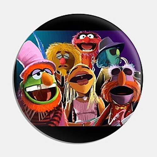 2 1/4"D Muppets Dr. Teeth and The Electric Mayhem Pinback Button