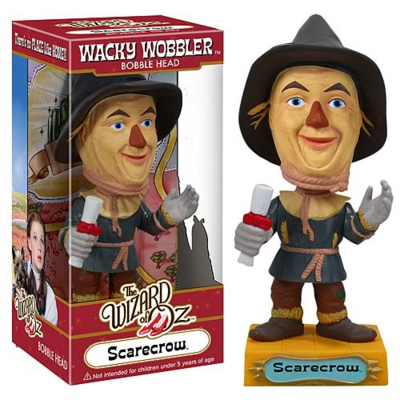 7"H Wizard of Oz Scarecrow Wacky Wobbler Bobblehead Doll