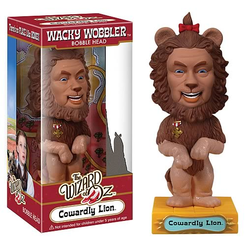 7&quot;H Wizard of Oz Cowardly Lion Wacky Wobbler Bobblehead Doll