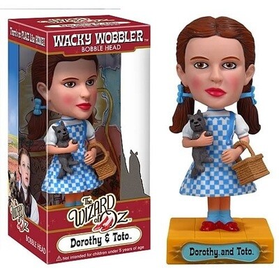 7"H Wizard of Oz Dorothy Wacky Wobbler Bobblehead Doll