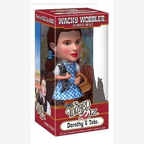 CHASE 7"H Wizard of Oz Dorothy Wacky Wobbler Bobblehead Doll * Emerald Green Metallic Base