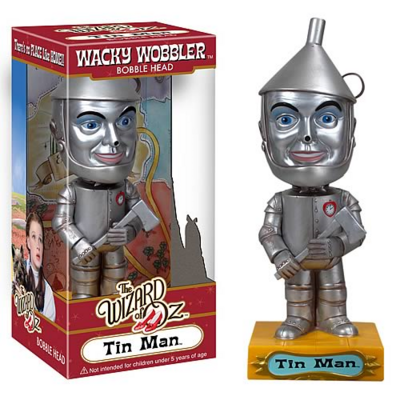 7"H Wizard of Oz Tin Man Wacky Wobbler Bobblehead Doll
