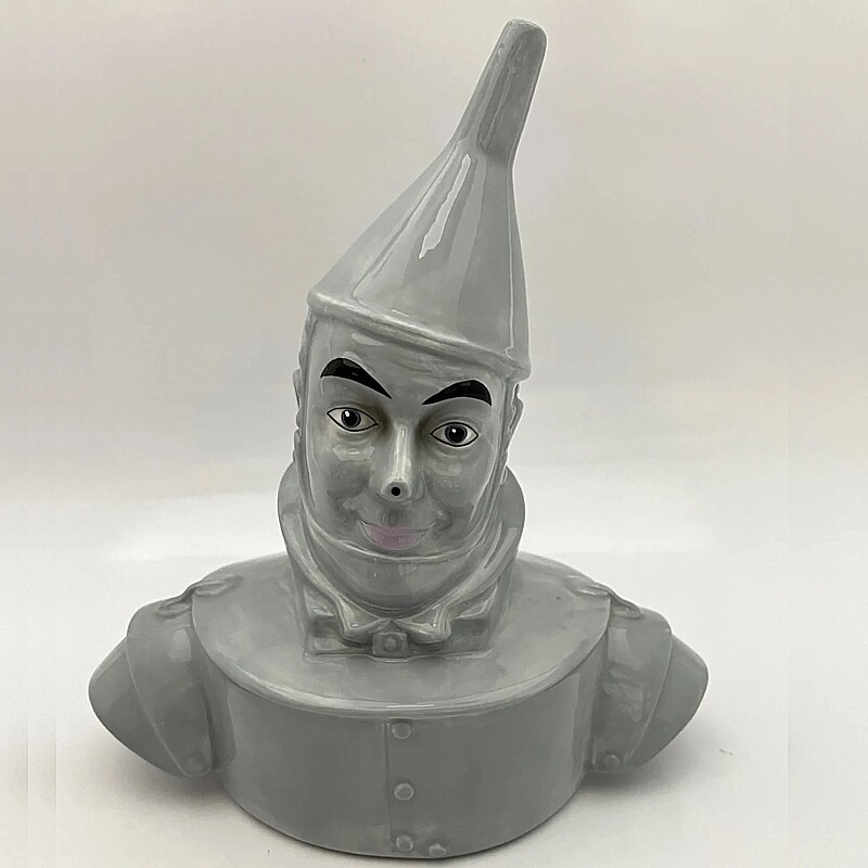 8"H Wizard of Oz Tin Man Ceramic Bank