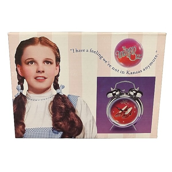 Wizard of Oz Ruby Red Slippers Twin Bell Alarm Clock from VANDOR