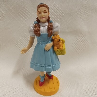 3 3/4"H Wizard of Oz Dorothy & Toto PVC Figure