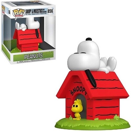 Snoopy and Woodstock with Doghouse 5 1/2"H POP! Animation Vinyl Figure #856