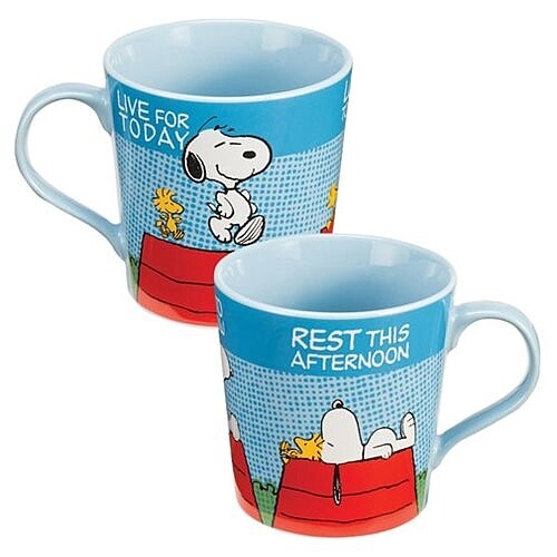 Peanuts Snoopy &quot;Live For Today&quot; 12 oz. Ceramic Mug