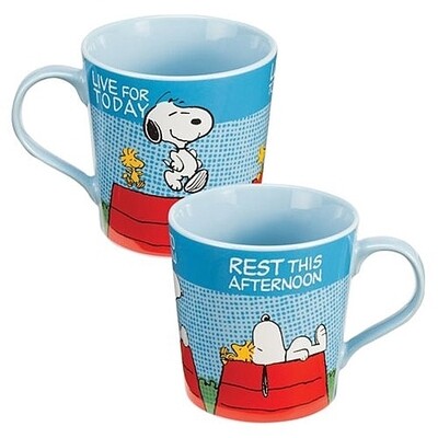 Peanuts Snoopy "Live For Today" 12 oz. Ceramic Mug