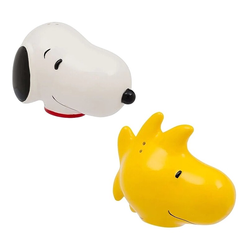 Peanuts Snoopy and Woodstock Ceramic Salt &amp; Pepper Shakers