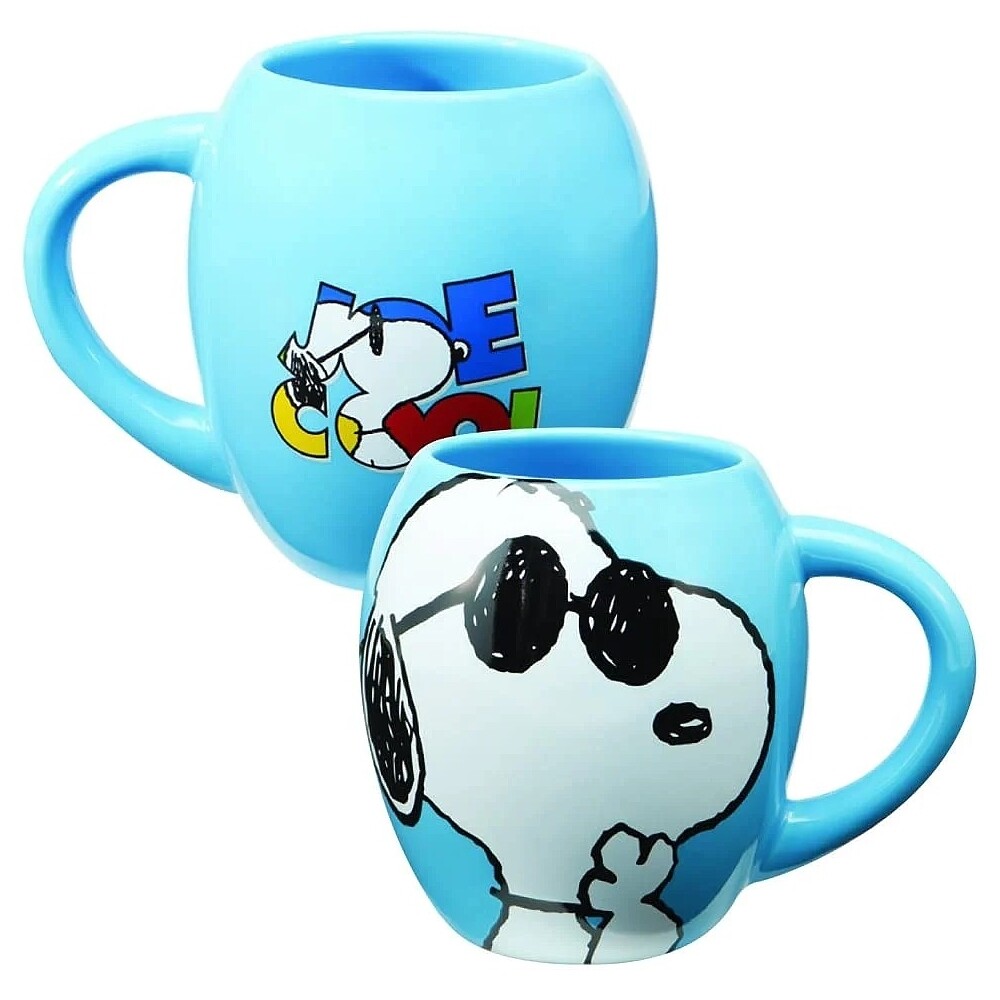 Peanuts Snoopy Joe Cool 18 oz. Oval Ceramic Mug