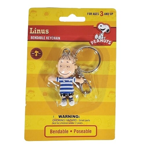 3&quot;H Linus Bendable Figural Keychain
