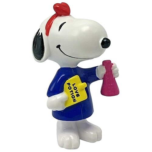 2 1/2"H Snoopy "Love Potion" PVC Figure