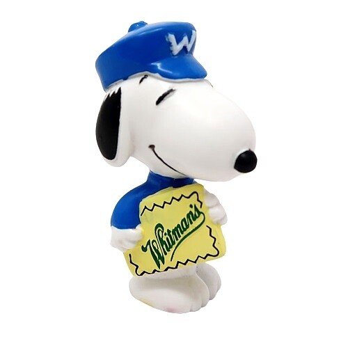 2 1/2"H Snoopy Whitman's Delivery Dog PVC Figure