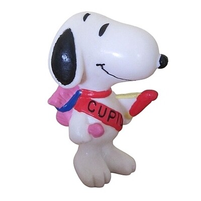 2 1/4"H Snoopy Cupid PVC Figure