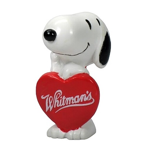 2 1/4&quot;H Snoopy with Whitman&#39;s Heart PVC Figure
