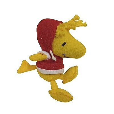 6"H Woodstock Christmas Plush with Hoodie and Scarf