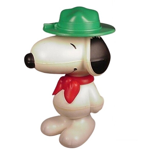9"H Snoopy Beagle Scout Vinyl Figural Puzzle