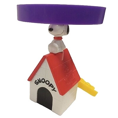 4"H Peanuts Snoopy Helicopter Play Set
